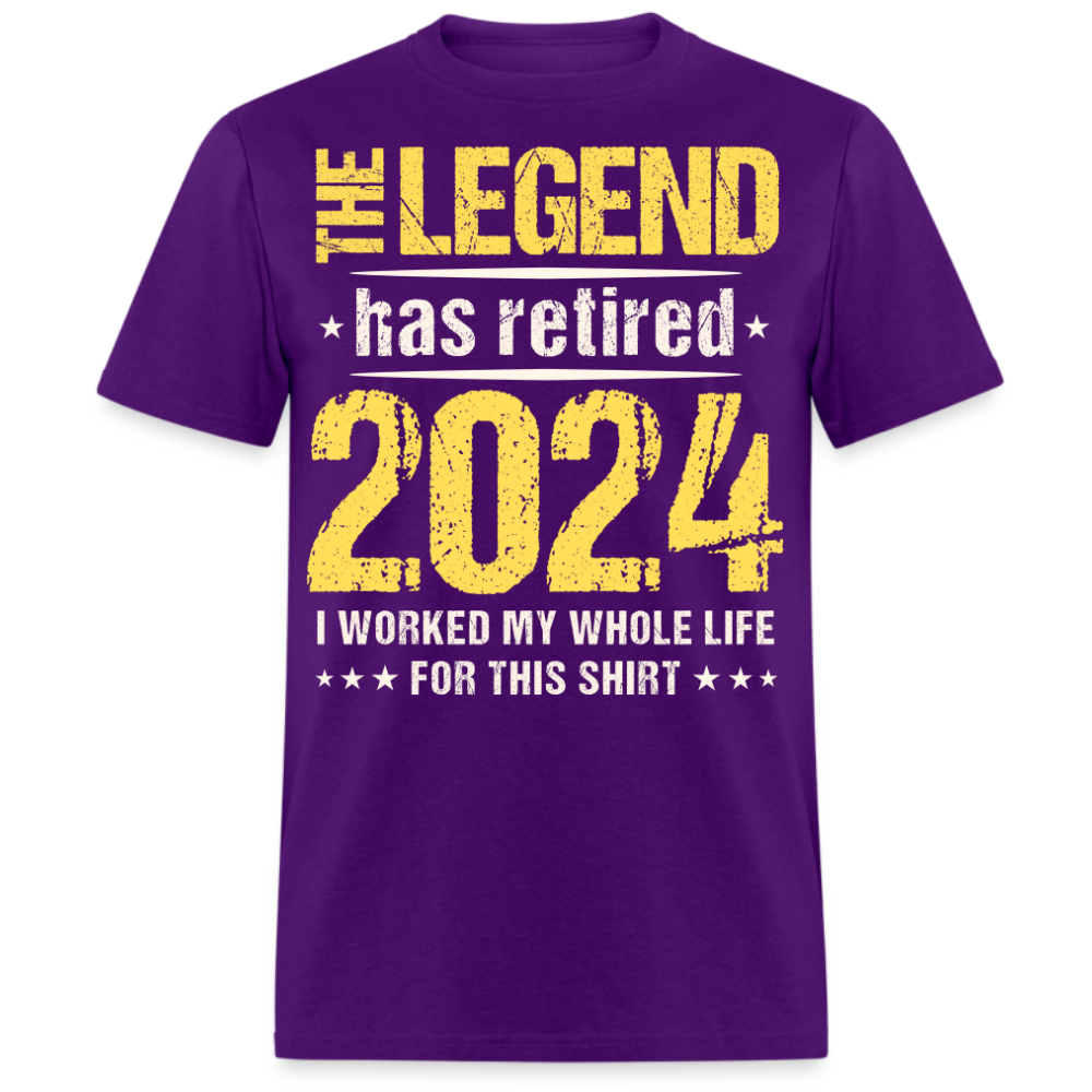 THE LEGEND HAS RETIRED 2024 UNISEX SHIRT