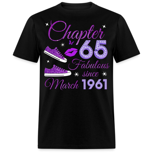 CHAPTER 65 FABULOUS SINCE MARCH 1961 (SNEAKER) UNISEX SHIRT