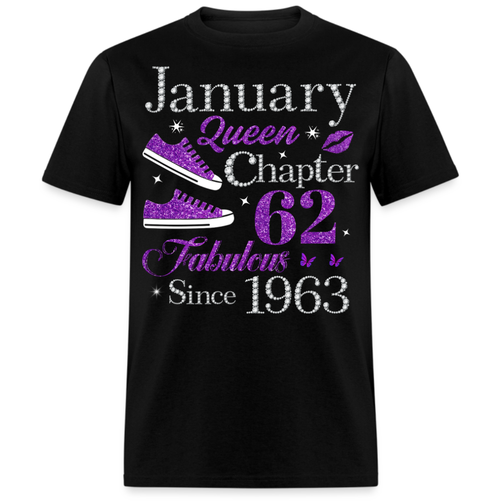 JANUARY QUEEN CHAPTER 62 FAB SINCE 1963 UNISEX SHIRT