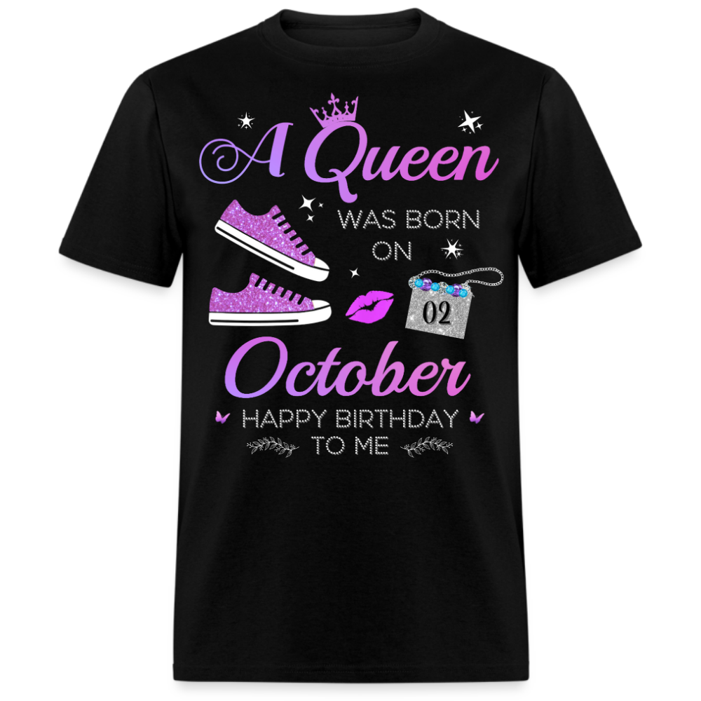 02 OCTOBER QUEEN UNISEX SHIRT