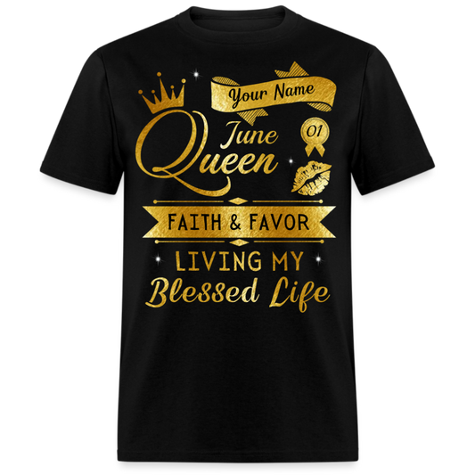 PERSONALIZABLE JUNE FAITH AND FAVOR UNISEX SHIRT