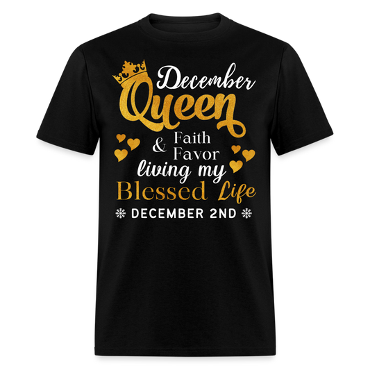 2ND DECEMBER QUEEN FAITH AND FAVOR UNISEX SHIRT