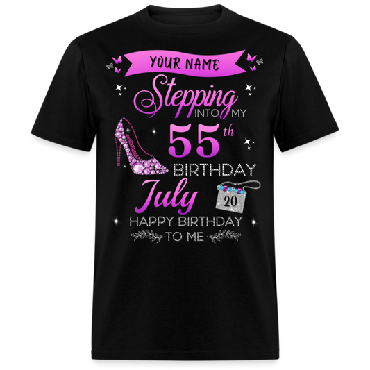 PERSONALIZABLE JULY STEPPING BIRTHDAY UNISEX SHIRT