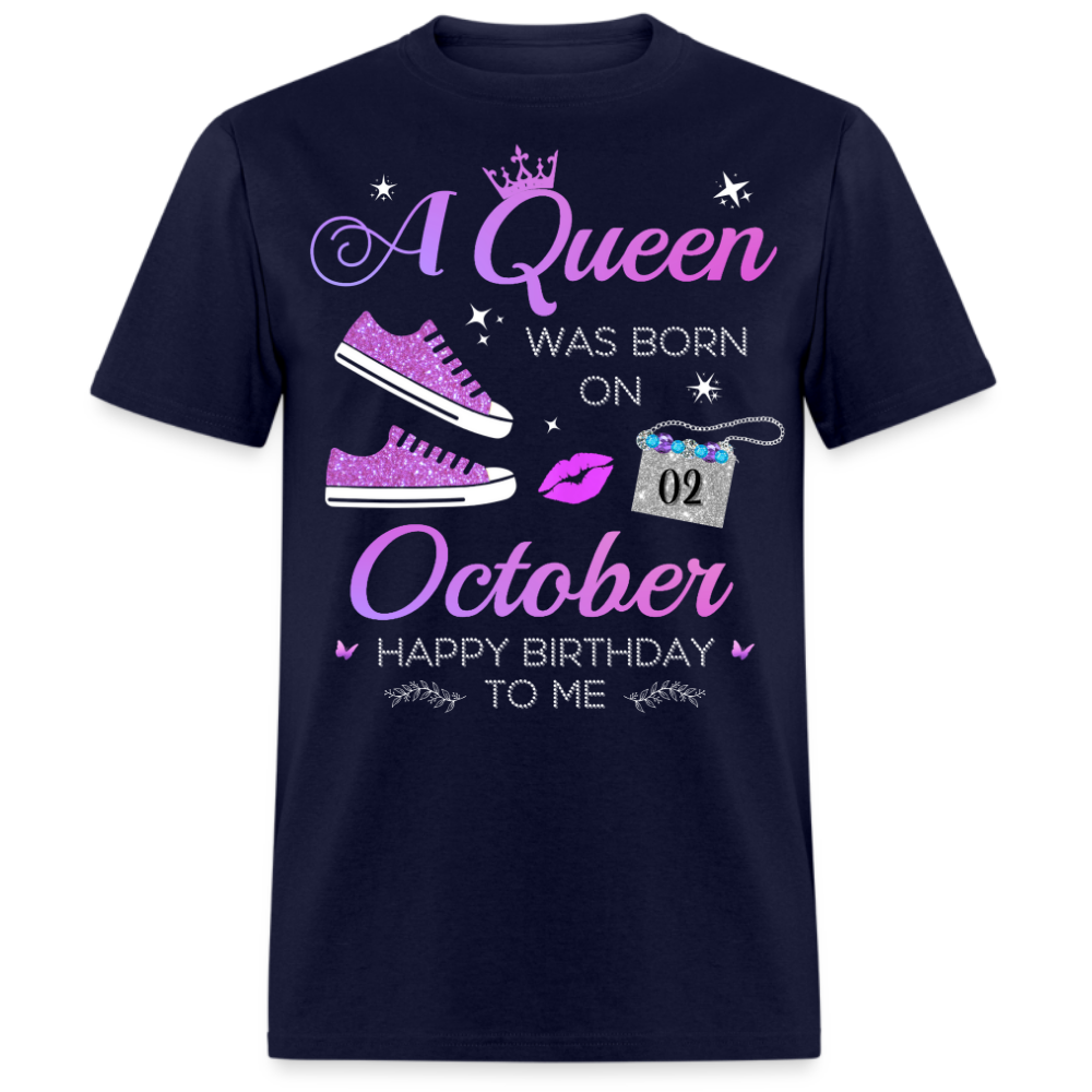 02 OCTOBER QUEEN UNISEX SHIRT