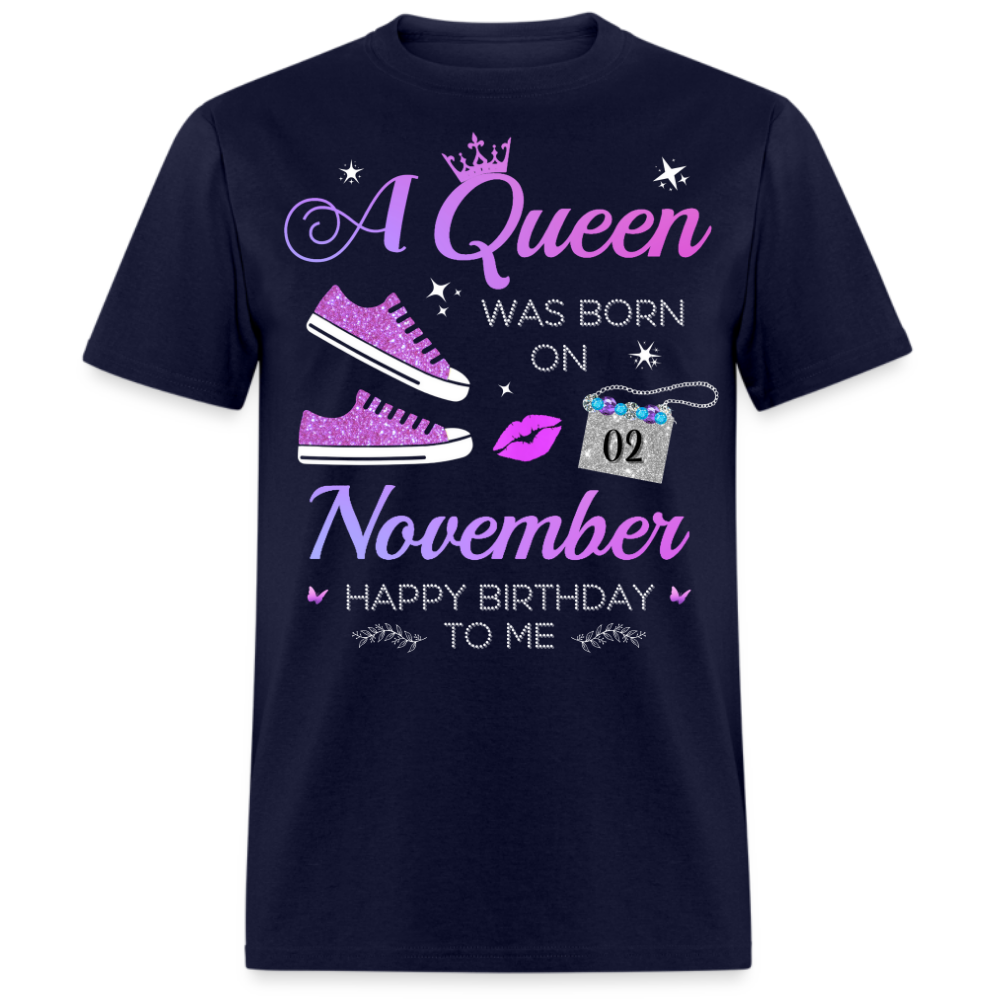 02 NOVEMBER QUEEN UNISEX SHIRT