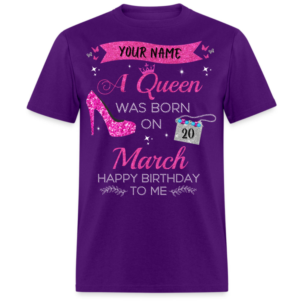 PERSONALIZABLE MARCH QUEEN SHIRT