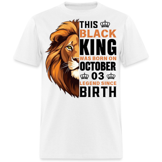 BLACK KING OCTOBER 03 SHIRT
