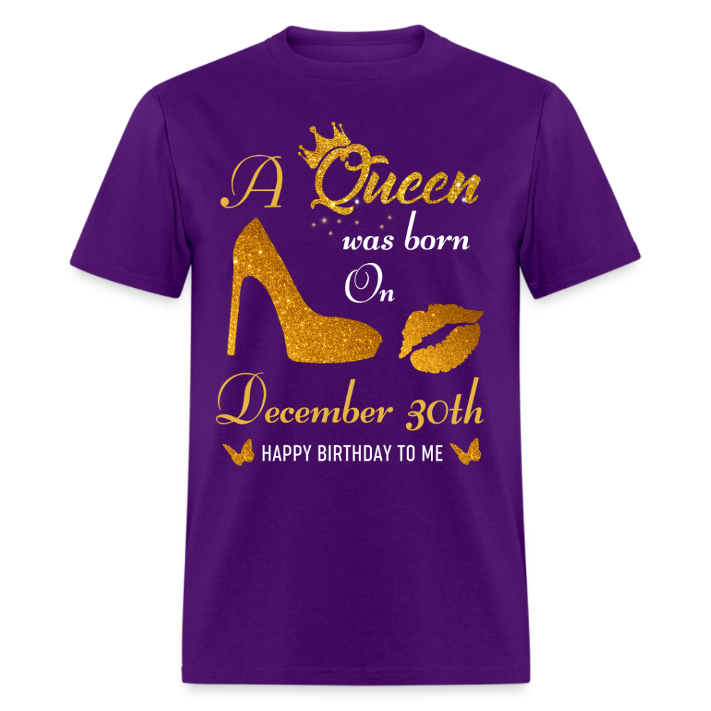 QUEEN 30TH DECEMBER UNISEX SHIRT