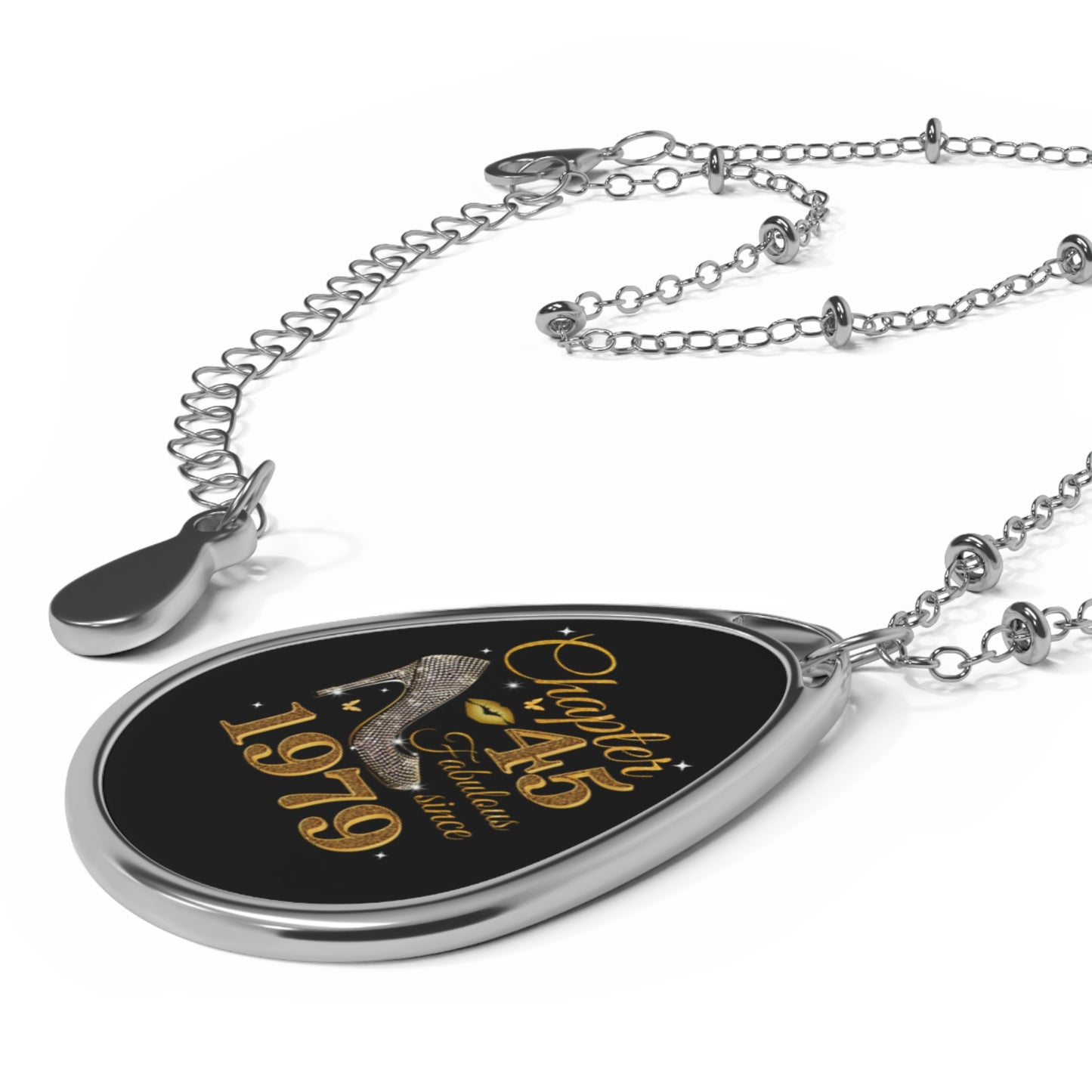 CHAPTER 45 FAB SINCE 1979 OVAL NECKLACE