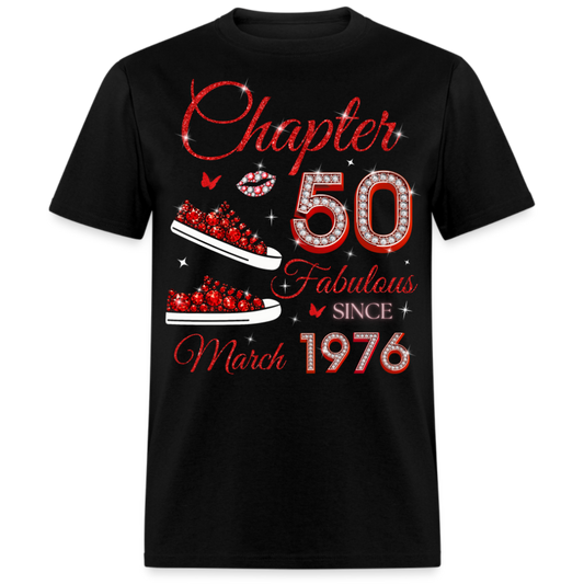 CHAPTER 50 FAB SINCE MARCH 1976 (SNEAKER) UNISEX SHIRT