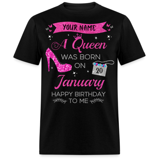PERSONALIZABLE JANUARY QUEEN SHIRT
