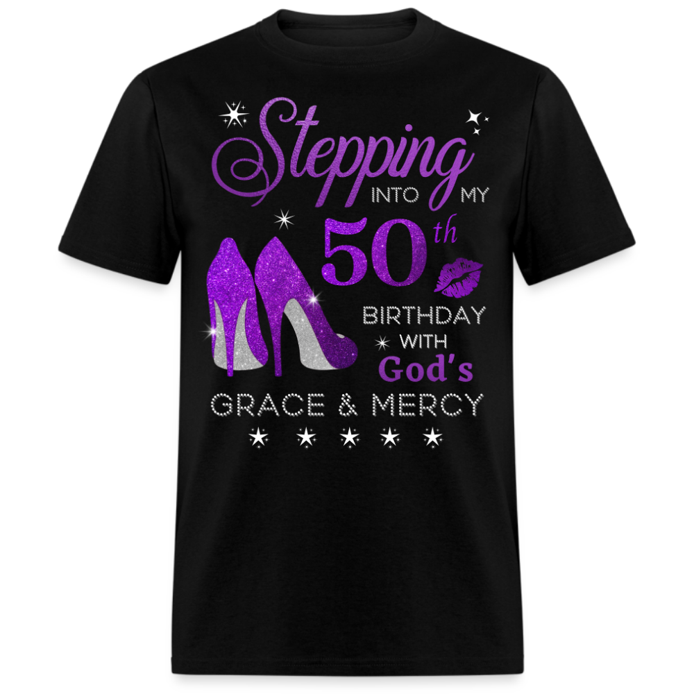 50TH BIRTHDAY WITH GOD'S GRACE & MERCY UNISEX SHIRT