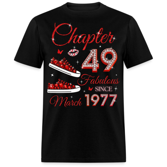 CHAPTER 49 FAB SINCE MARCH 1977 (SNEAKER) UNISEX SHIRT