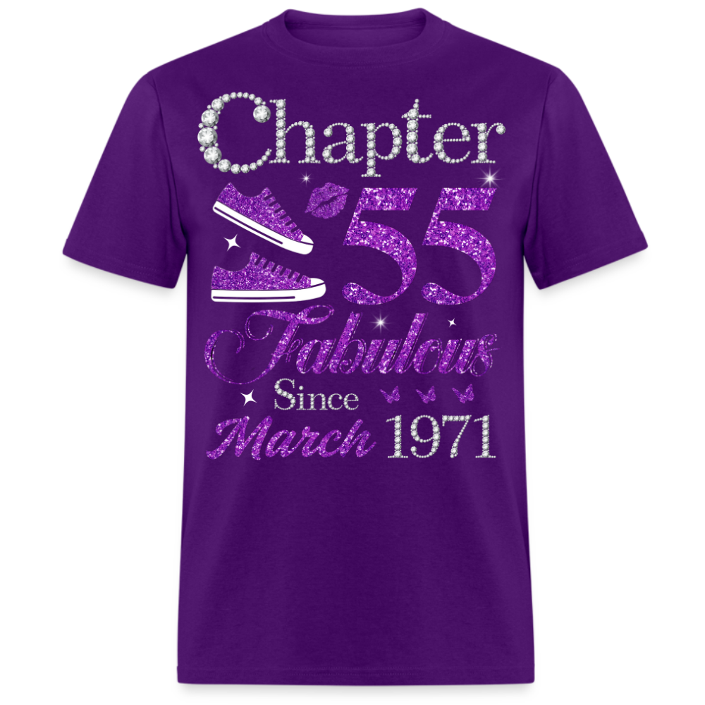 CHAPTER 55 FABULOUS SINCE MARCH 1971 UNISEX SHIRT