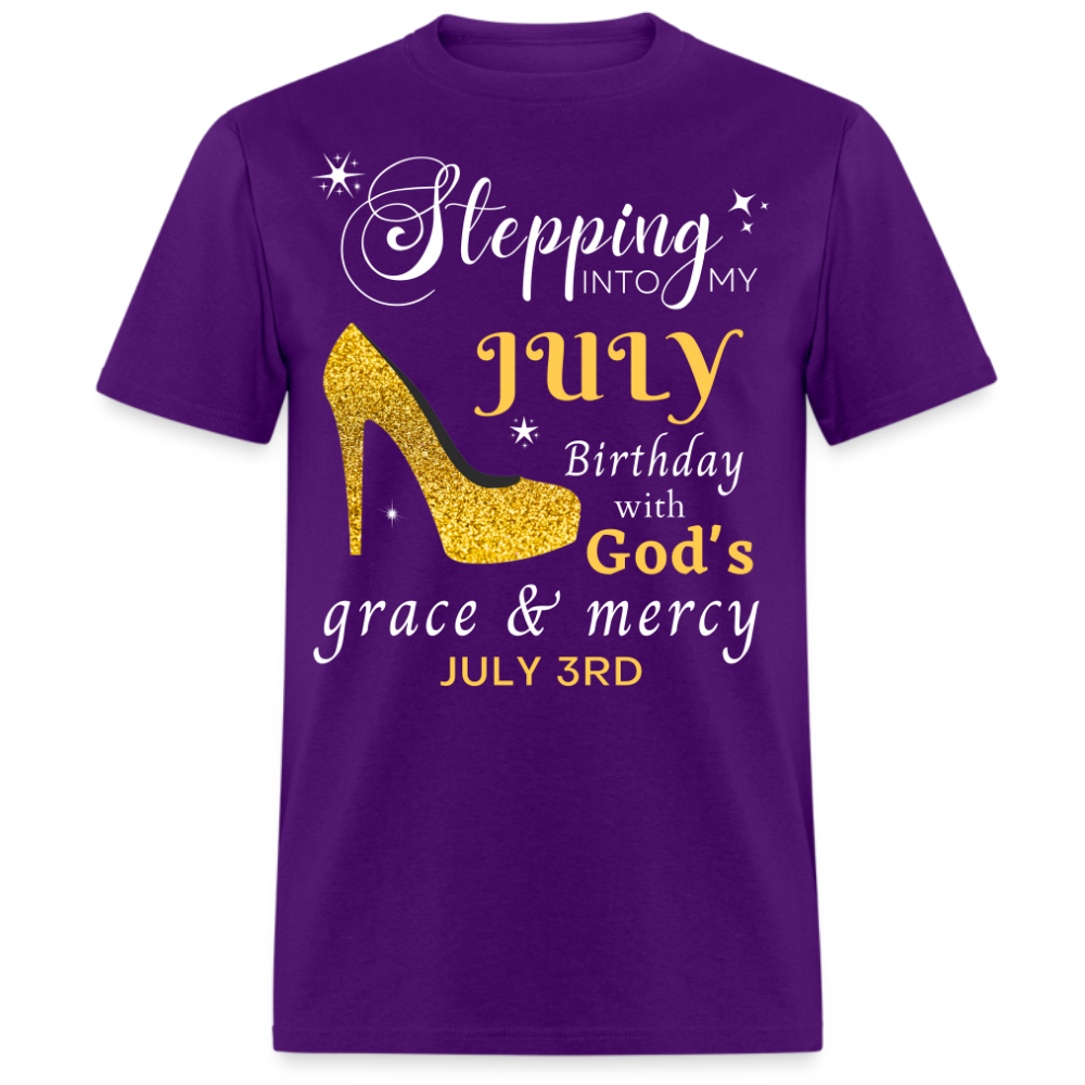 JULY 3RD GOD'S GRACE UNISEX SHIRT