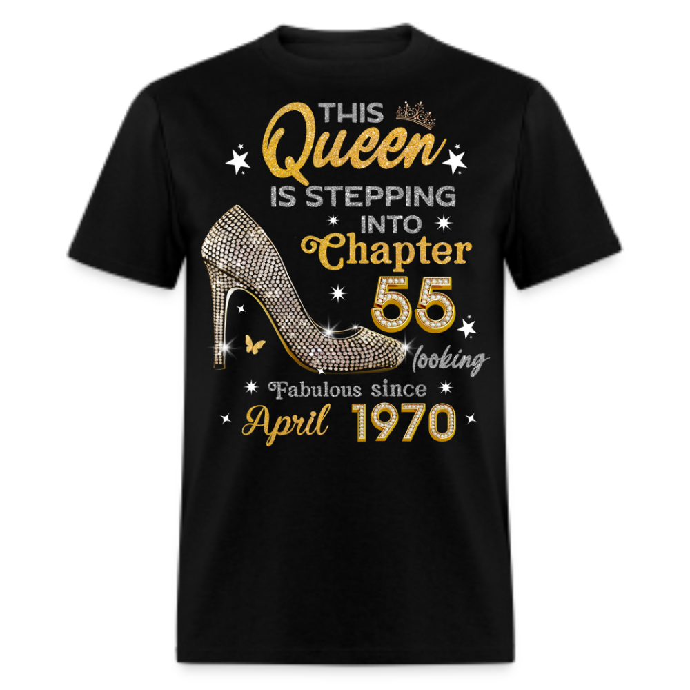 GOLDEN QUEEN STEPPING INTO CHAPTER 55 APRIL 1970 UNISEX SHIRT