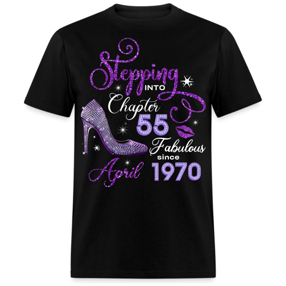 STEPPING INTO CHAPTER 55 FAB SINCE APRIL 1970 UNISEX SHIRT