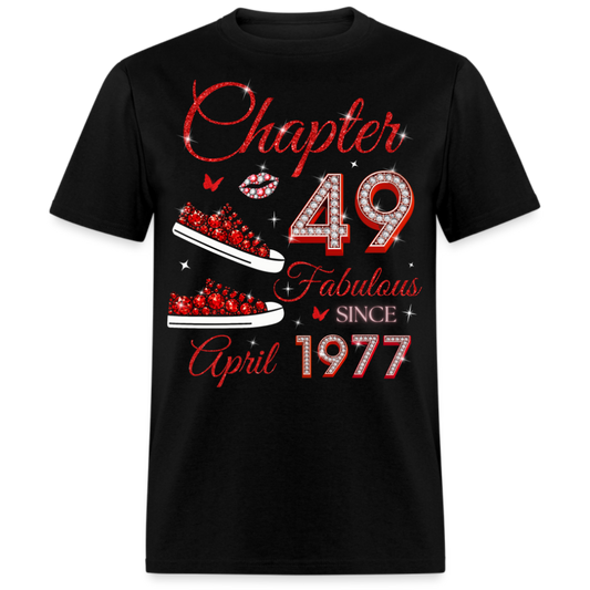 CHAPTER 49 FAB SINCE APRIL 1977 (SNEAKER) UNISEX SHIRT