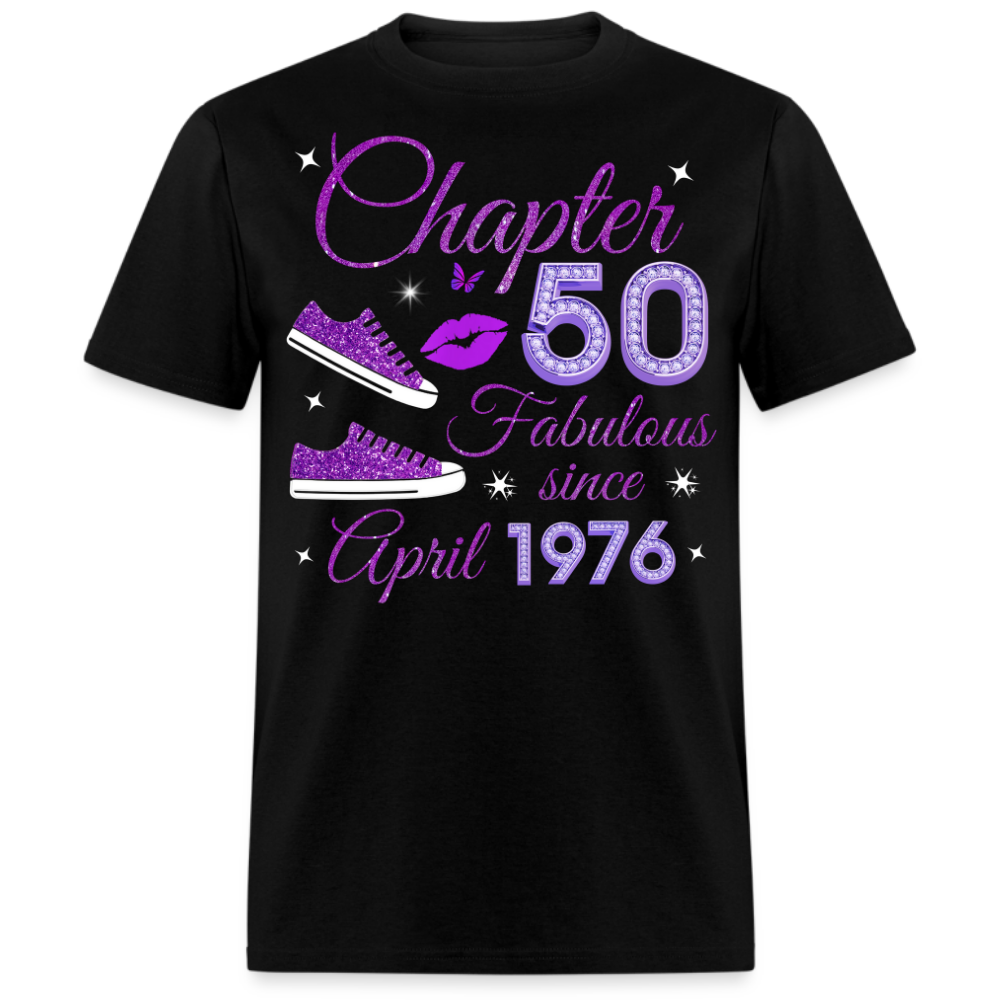 CHAPTER 50 FABULOUS SINCE APRIL 1976 (SNEAKER) UNISEX SHIRT