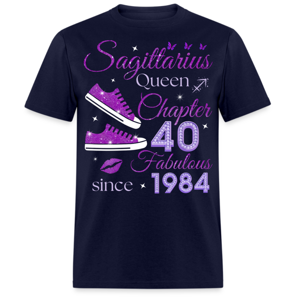 SAGITTARIUS QUEEN CHAPTER 40 FABULOUS SINCE 1984 UNISEX SHIRT