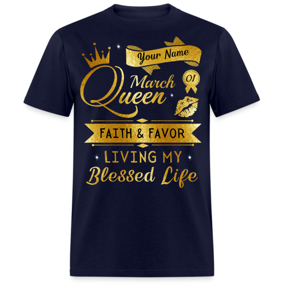 PERSONALIZABLE MARCH FAITH AND FAVOR UNISEX SHIRT