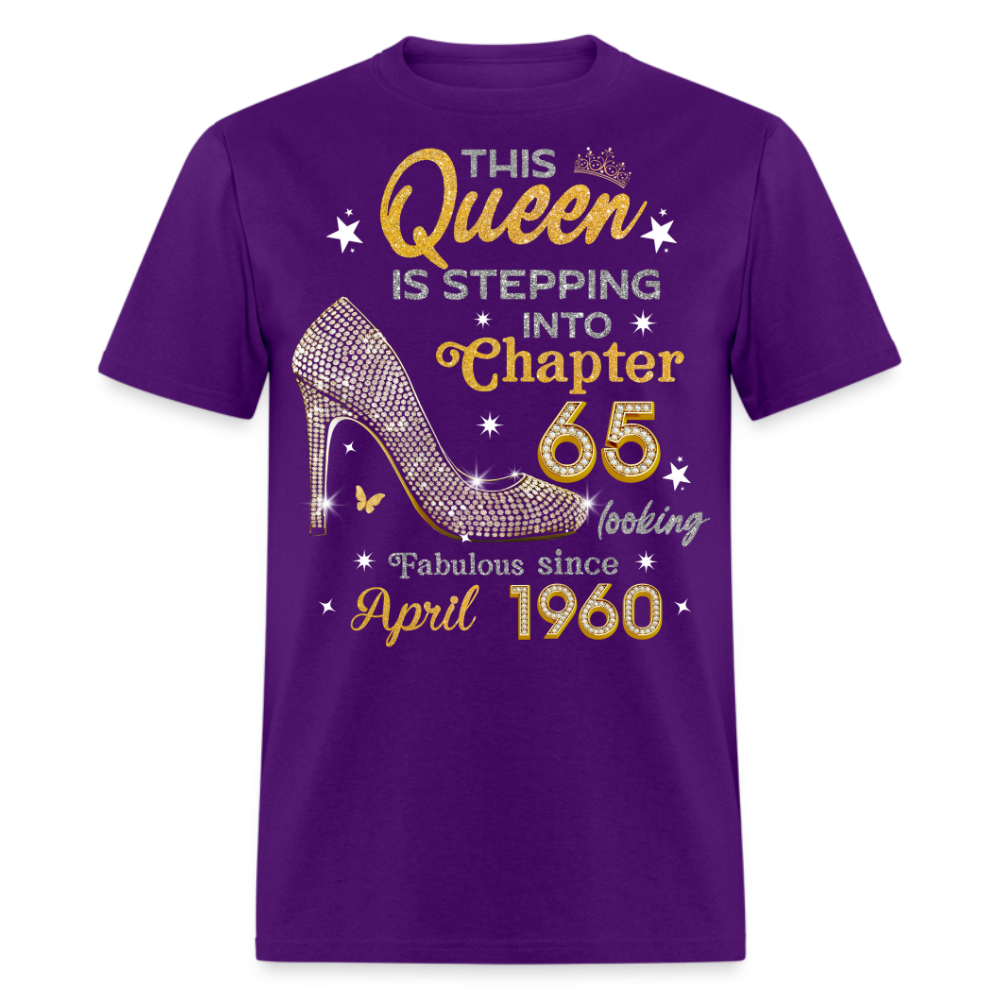 GOLDEN QUEEN STEPPING INTO CHAPTER 65 APRIL 1960 UNISEX SHIRT