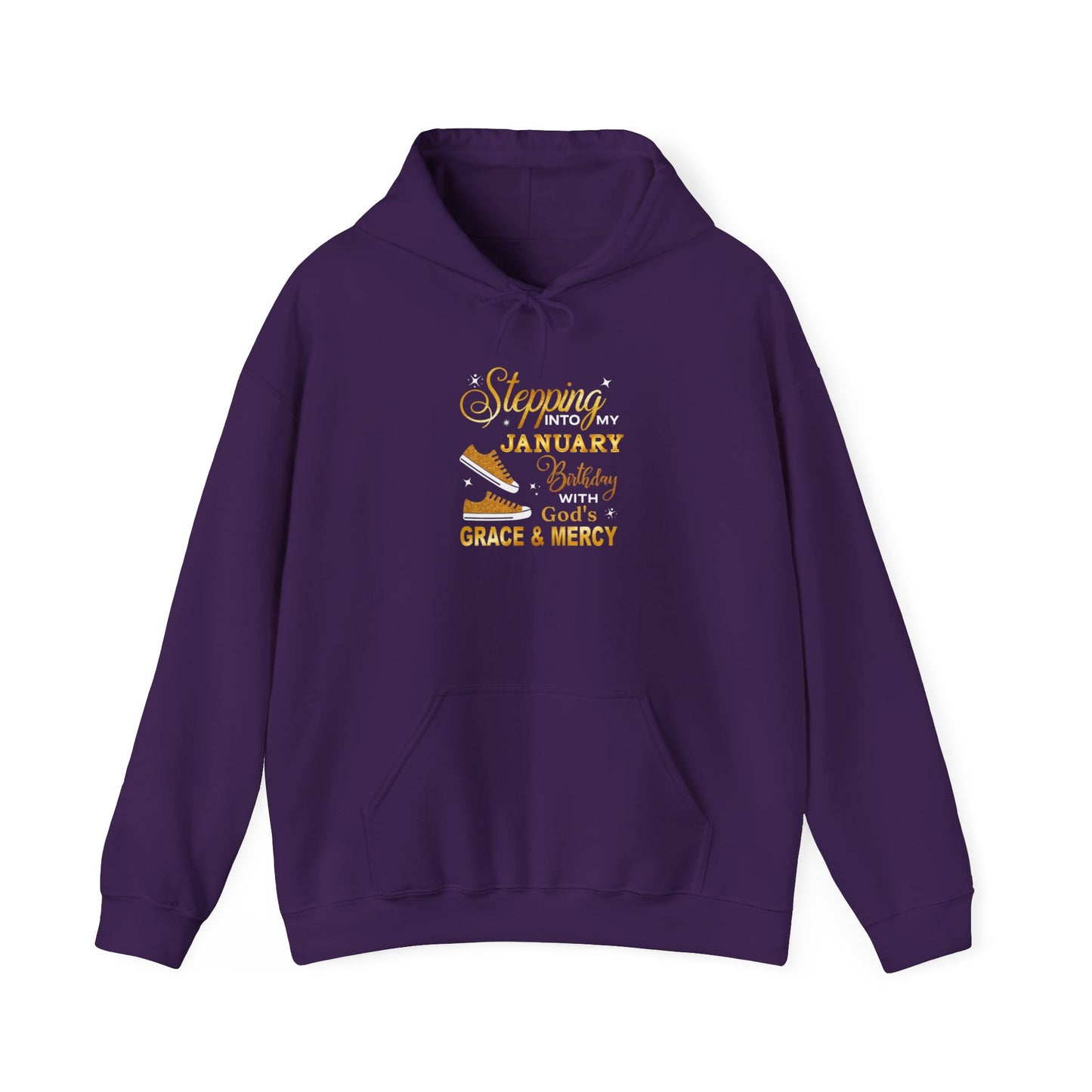 JANUARY GOD'S GRACE HEAVY BLEND UNISEX HOODIE