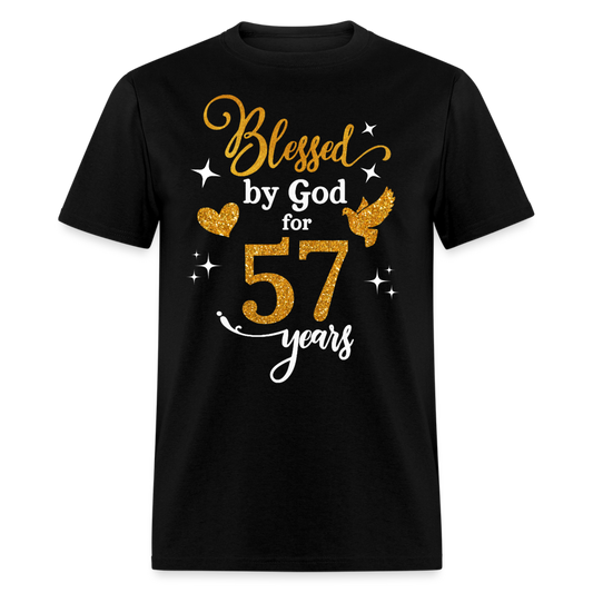 BLESSED BY GOD FOR 57 YEARS UNISEX SHIRT