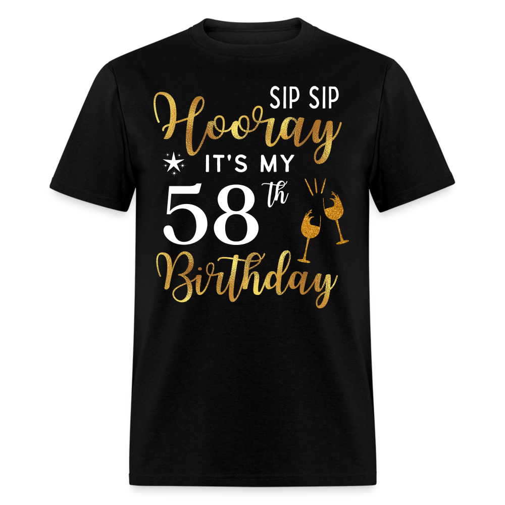 HOORAY IT'S MY 58TH BIRTHDAY SHIRT