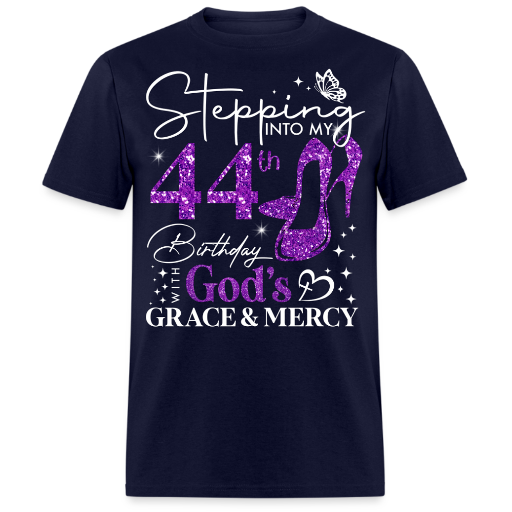 STEPPING INTO MY 44TH BIRTHDAY WITH GOD'S GRACE UNISEX SHIRT