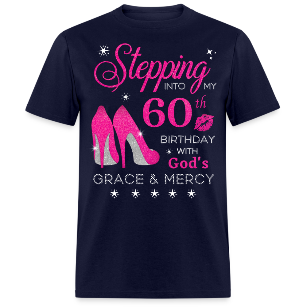 60TH BIRTHDAY WITH GOD'S GRACE & MERCY SHIRT