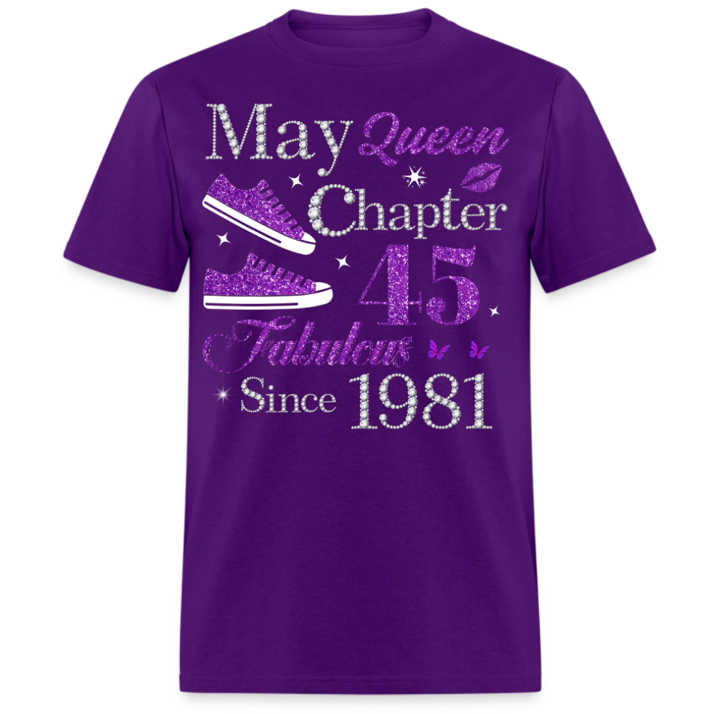 MAY QUEEN CHAPTER 45 FAB SINCE 1981 UNISEX SHIRT