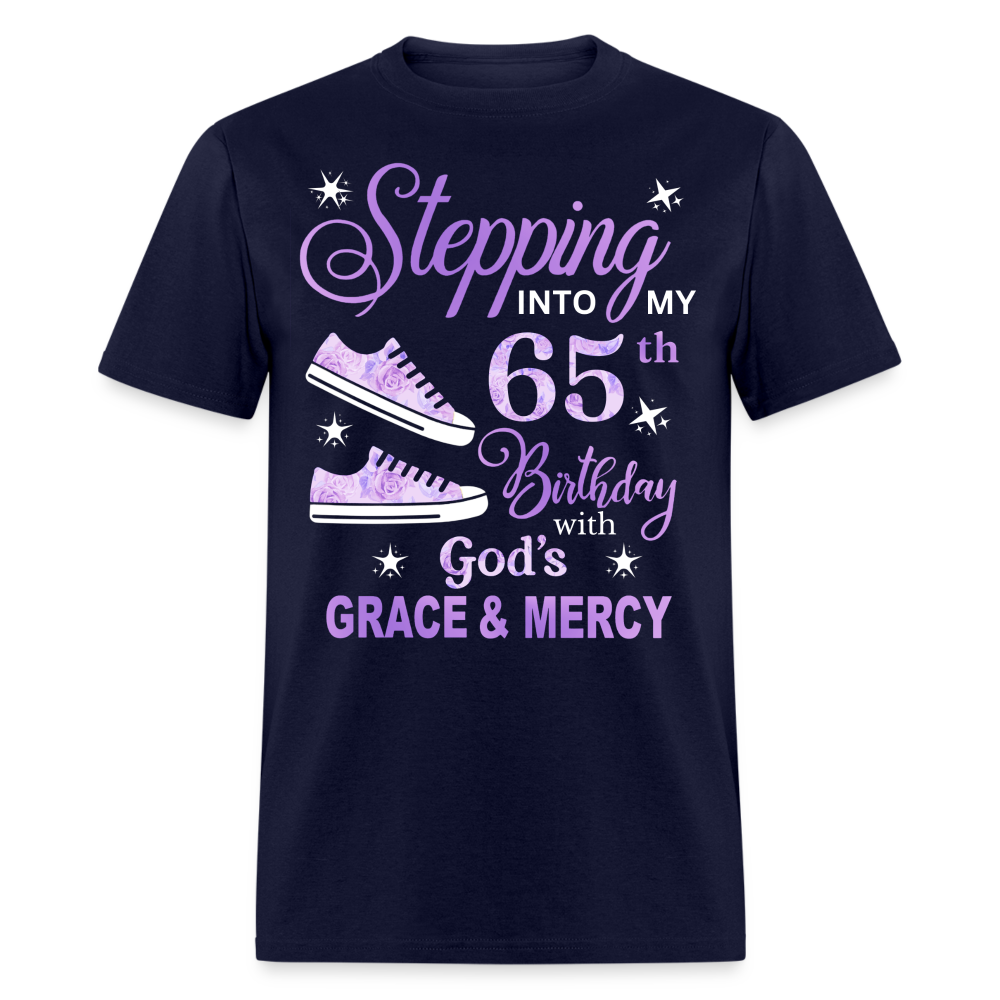 STEPPING INTO MY 65TH BIRTHDAY UNISEX SHIRT