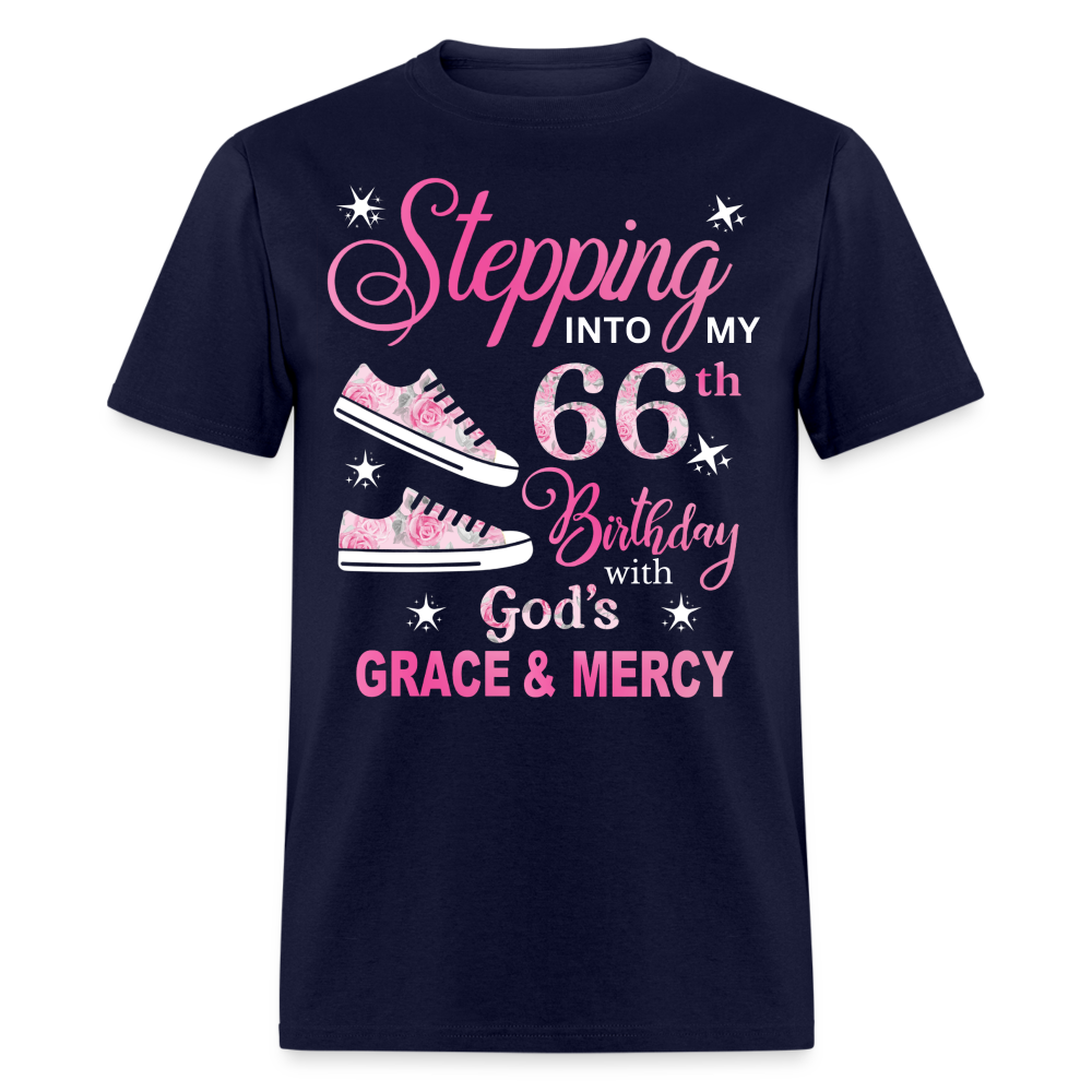 STEPPING INTO MY 66TH BIRTHDAY UNISEX SHIRT