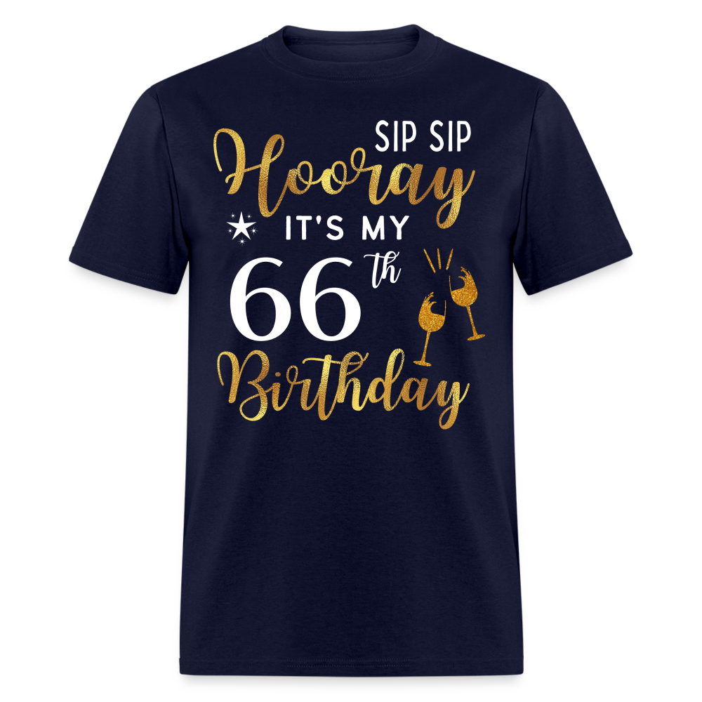 HOORAY IT'S MY 66TH BIRTHDAY SHIRT