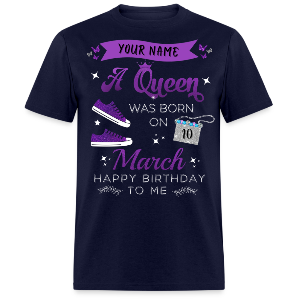 PERSONALIZABLE PURPLE MARCH QUEEN SHIRT