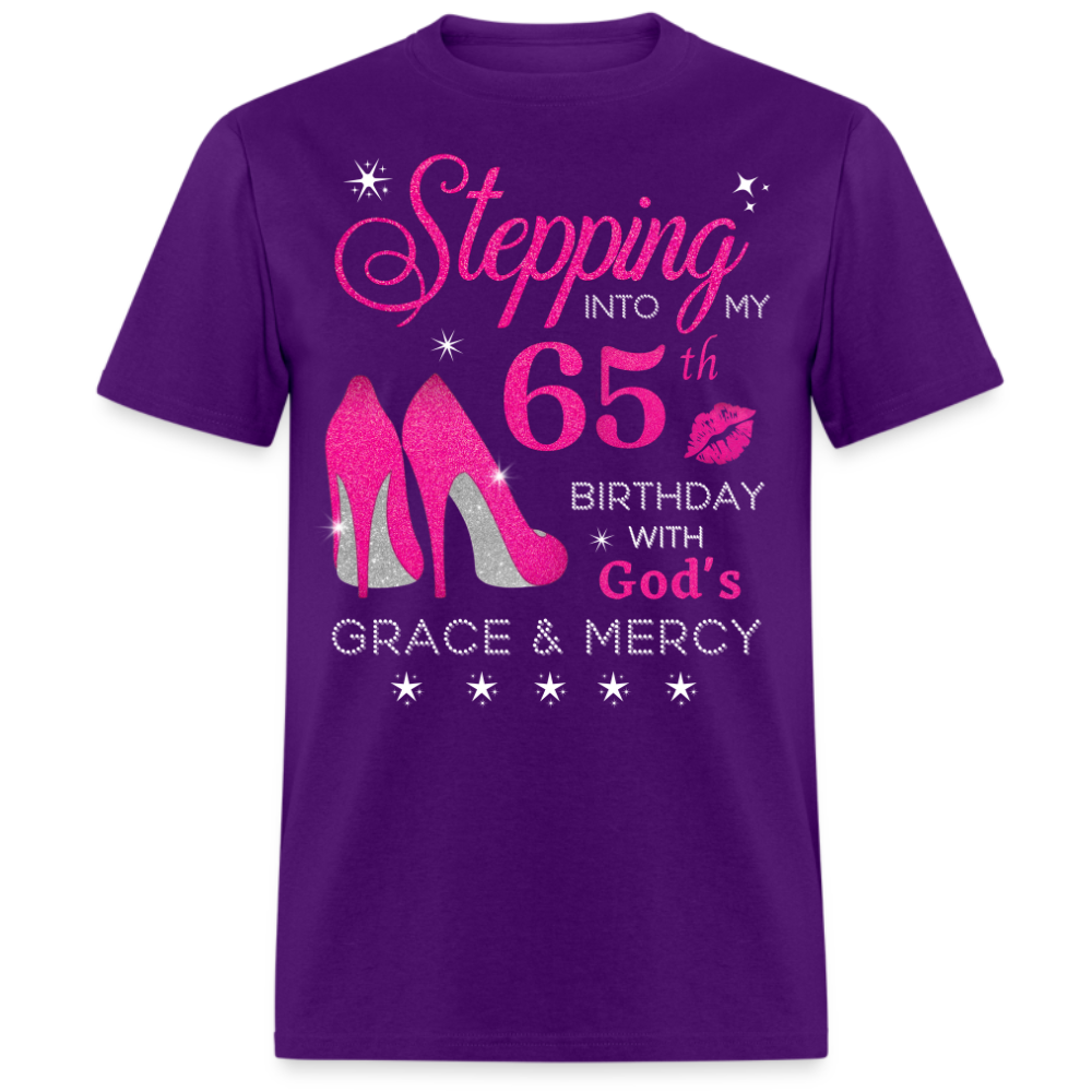 65TH BIRTHDAY WITH GOD'S GRACE & MERCY SHIRT