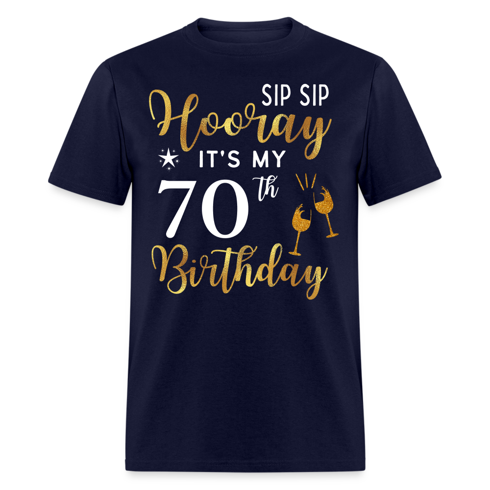 HOORAY IT'S MY 70TH BIRTHDAY SHIRT