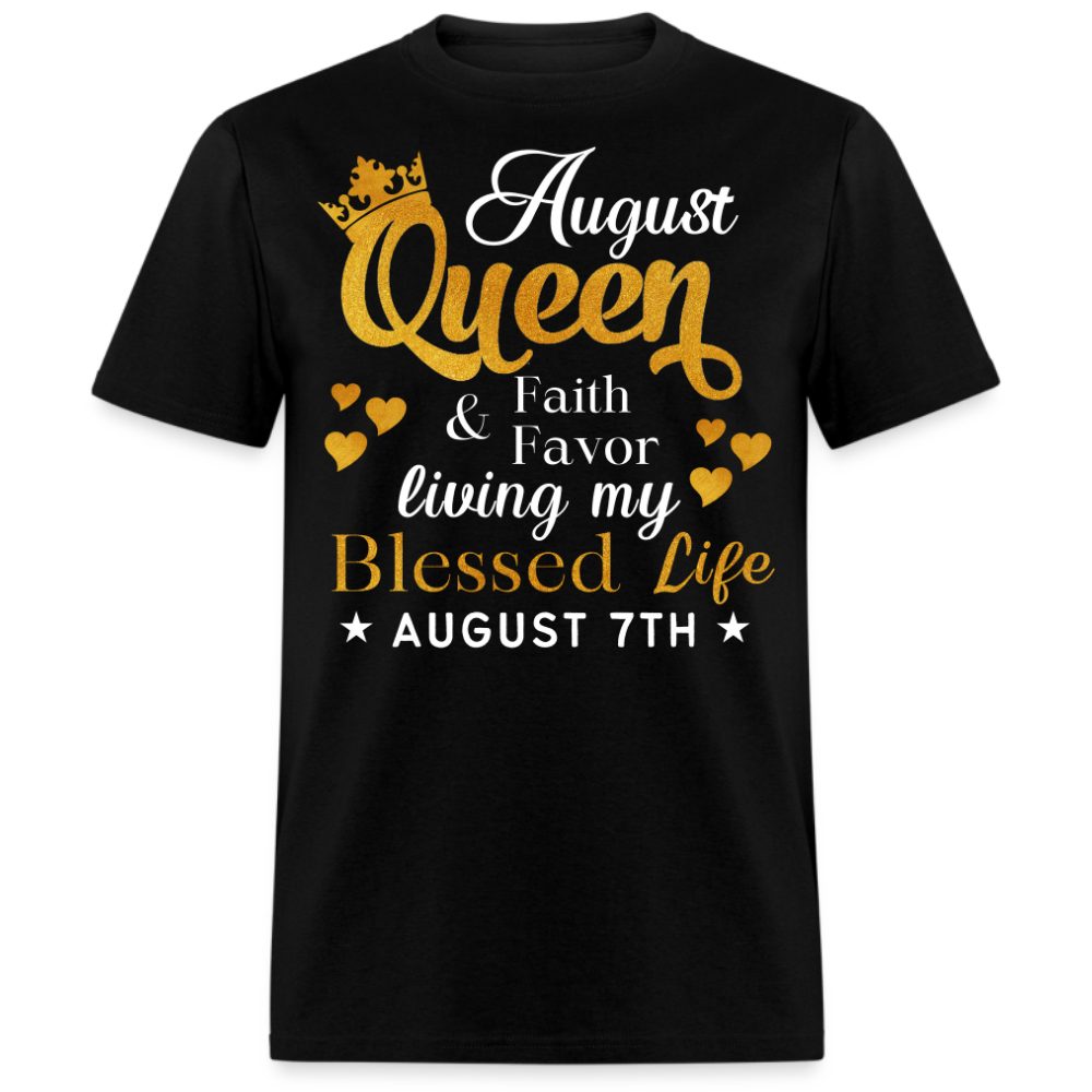 7TH AUGUST QUEEN FAITH AND FAVOR UNISEX SHIRT