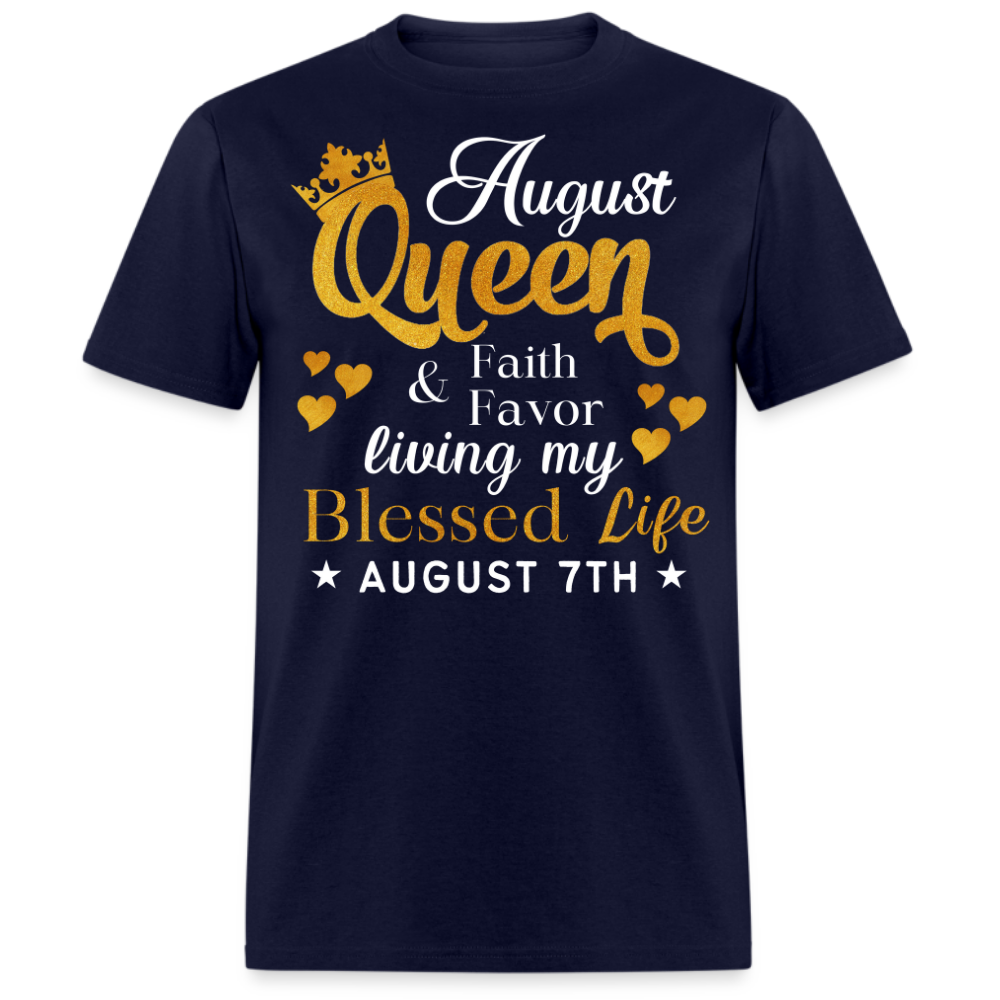 7TH AUGUST QUEEN FAITH AND FAVOR UNISEX SHIRT