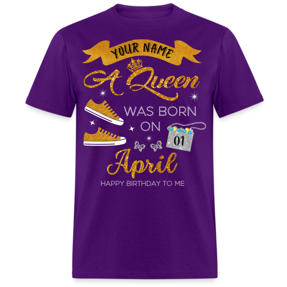 PERSONALIZABLE QUEEN APRIL SHIRT