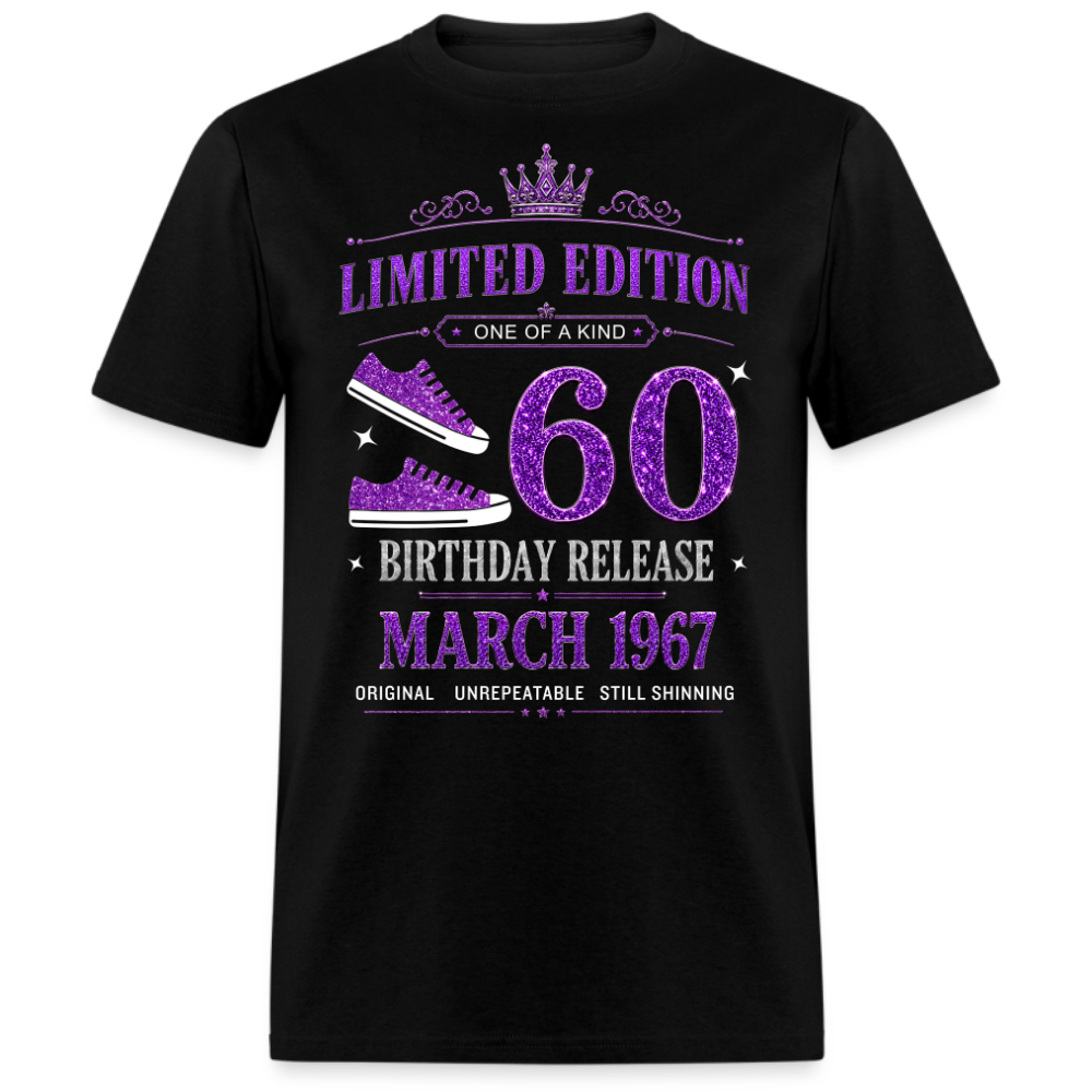 60TH BIRTHDAY RELEASE MARCH 1967 UNISEX SHIRT