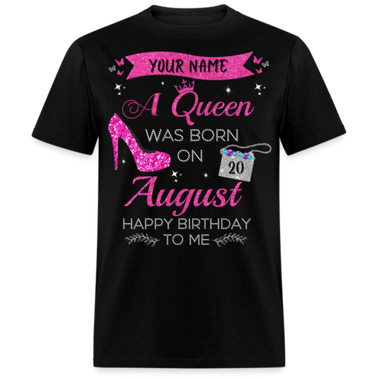 PERSONALIZABLE AUGUST QUEEN SHIRT