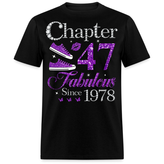 PURPLE CHAPTER 47 FAB SINCE 1978 UNISEX SHIRT