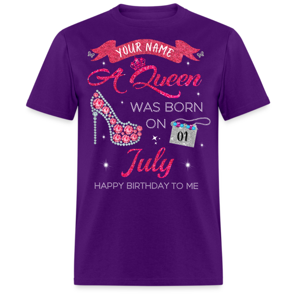 PERSONALIZABLE JULY QUEEN UNISEX SHIRT