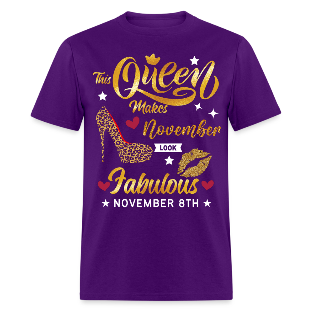 QUEEN FAB 8TH NOVEMBER UNISEX SHIRT