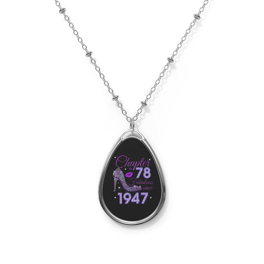 CHAPTER 78-1947 OVAL NECKLACE