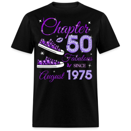 PURPLE CHAPTER 50 FAB SINCE AUGUST 1975 (SNEAKER) UNISEX SHIRT