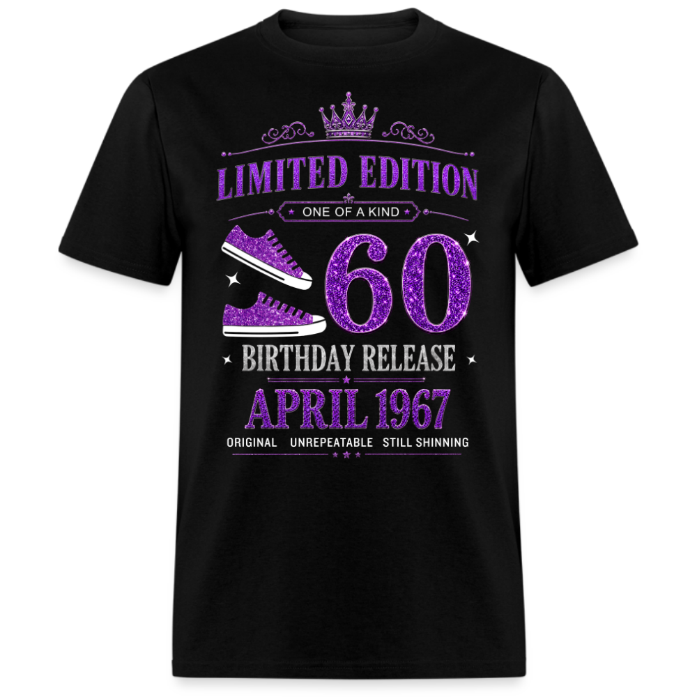60TH BIRTHDAY RELEASE APRIL 1967 UNISEX SHIRT