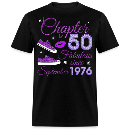 CHAPTER 50 FABULOUS SINCE SEPTEMBER 1976 (SNEAKER) UNISEX SHIRT